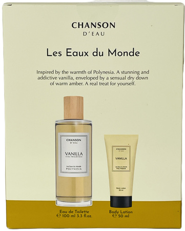 CHANSON D'EAU VANILLA ZESTAW 100ML + 50ML BALSAM