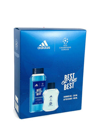 Adidas Uefa 9 Woda Po Goleniu 100ml + żel pod prysznic 250ml Zestaw