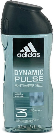 Adidas Dynamic Pulse żel pod prysznic 250ml 3w1 Hair Face Body