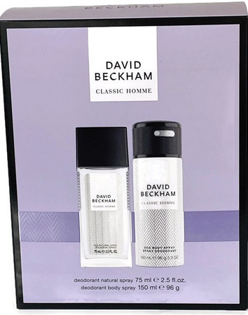 David Beckham Classic Homme 75ml Dns + 150ml Deo Zestaw