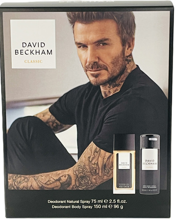David Beckham Classic 75ml Dns + 150ml Dezodorant Spray Zestaw