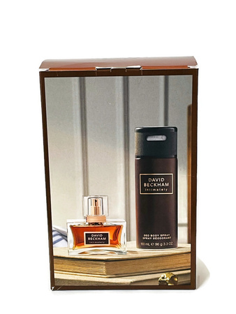 David Beckham Intimately 75ml Edt + 150ml Dezodorant Spray Zestaw