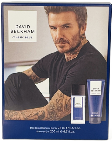 David Beckham Classic Blue 75ml Dns + Żel Pod Prysznic 200ml